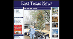 Desktop Screenshot of easttexasnews.com
